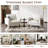 Blannie Mid Century Modern Accent Chair, Comfy Arm Chairs With Wooden Legs, Reading Chair For Living Room, Bedroom-Ivory-1116390366