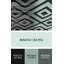 Laine tissée à la machine abstraite et polyester noir/blanc Tapis décoratif-673728098