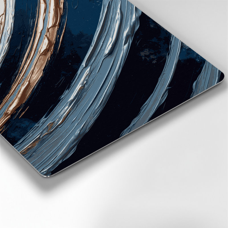 Art mural gris Sci Fi, H 144 po x l 144 po x P 0,05 po
