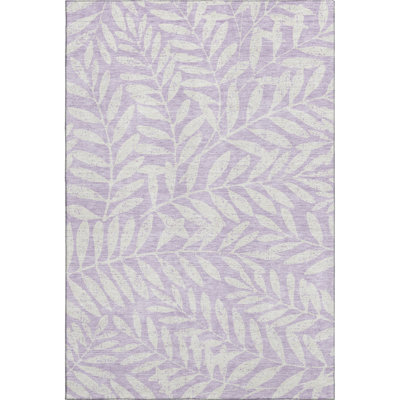 Premium Machine Washable Prisco Lavender Rug