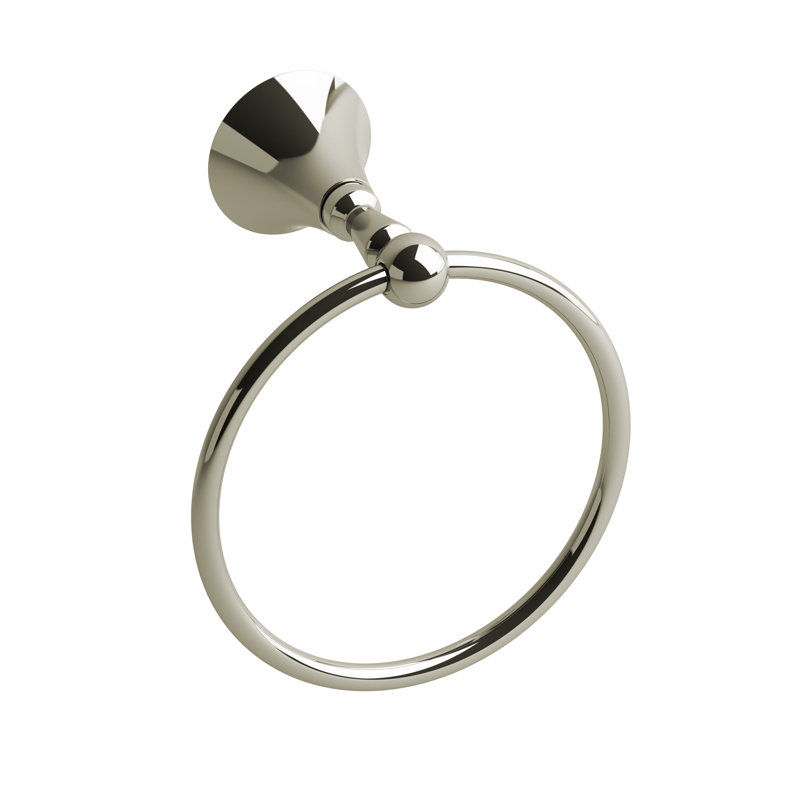 Hudson Towel Ring, Polished Nickel