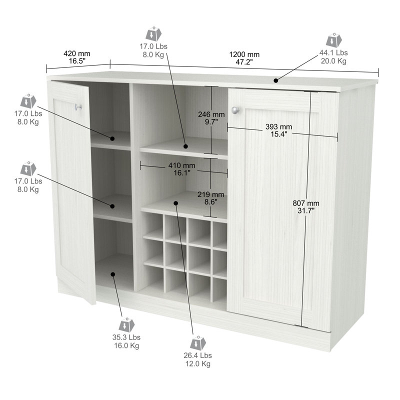 Anaiz 35.4'' Kitchen Pantry