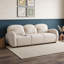 Sofa 3 places rembourré avec 3 coussins