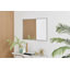 Alcantera Rectangle Metal Frame Wall Mirror Simple and Elegant Modern Design-66167304-66167305