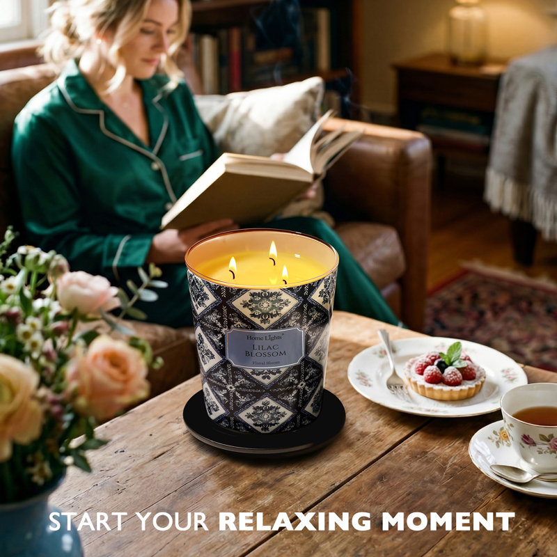 Fleur de lilas | Bougies parfumées 3-Wick Homelights
