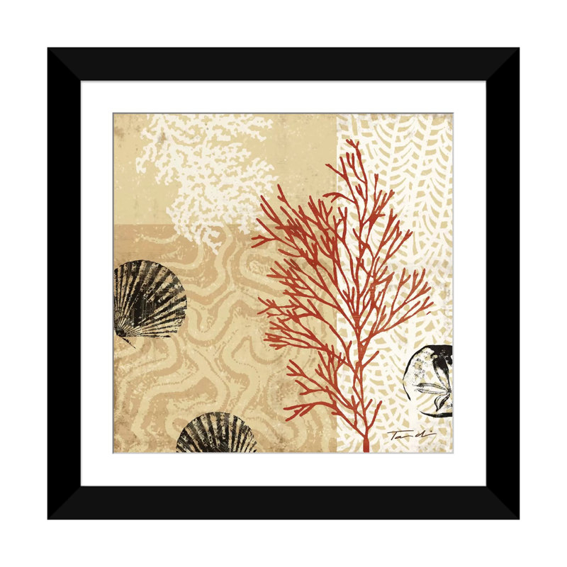 Coral Impressions II par Tandi Venter - Giclée sur toile tendue avec châssis, H 24 po x l 24 po x P 1 po, Blanc