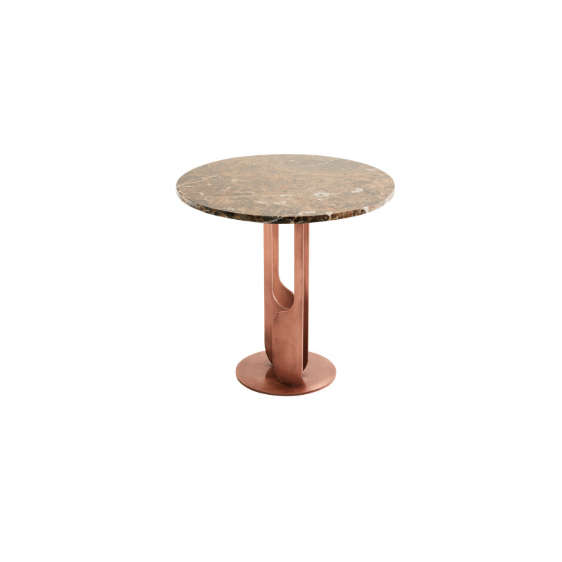 Egg Designs 'Drop' Black Marble End Table