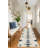 Strathearn Blue and Ivory Southwestern Runner Rug-812811671