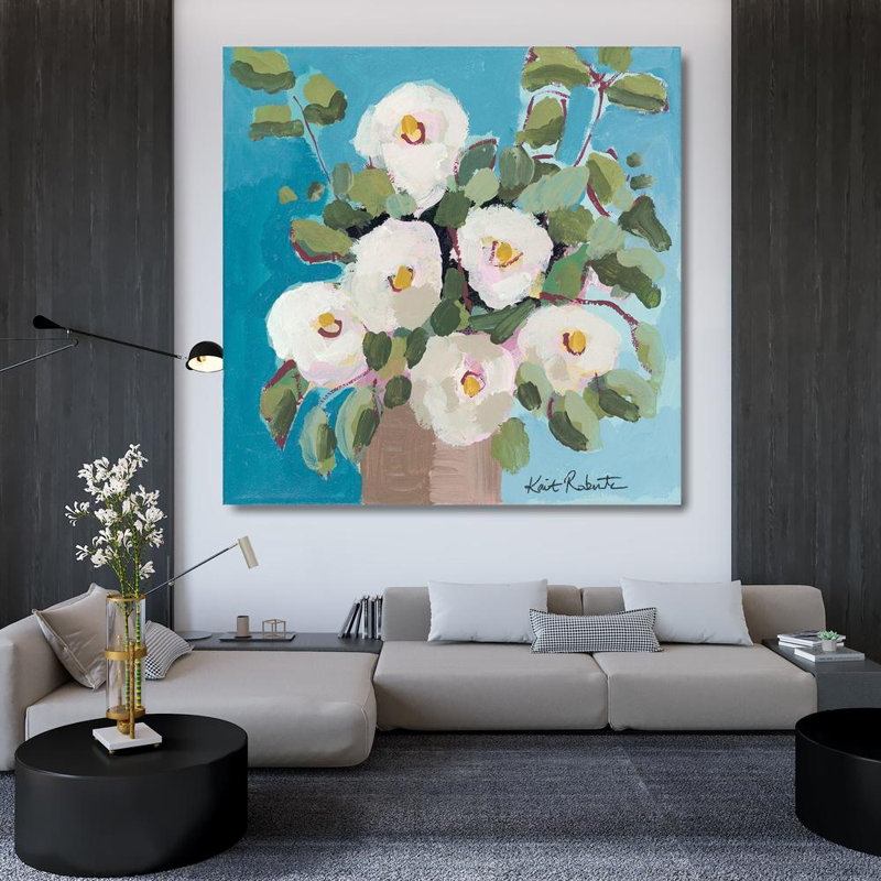 Lark Manor™ Roberts, Kait Gallery Wrapped Canvas Art Titled: I Get Butterflies, 36" H x 36" W