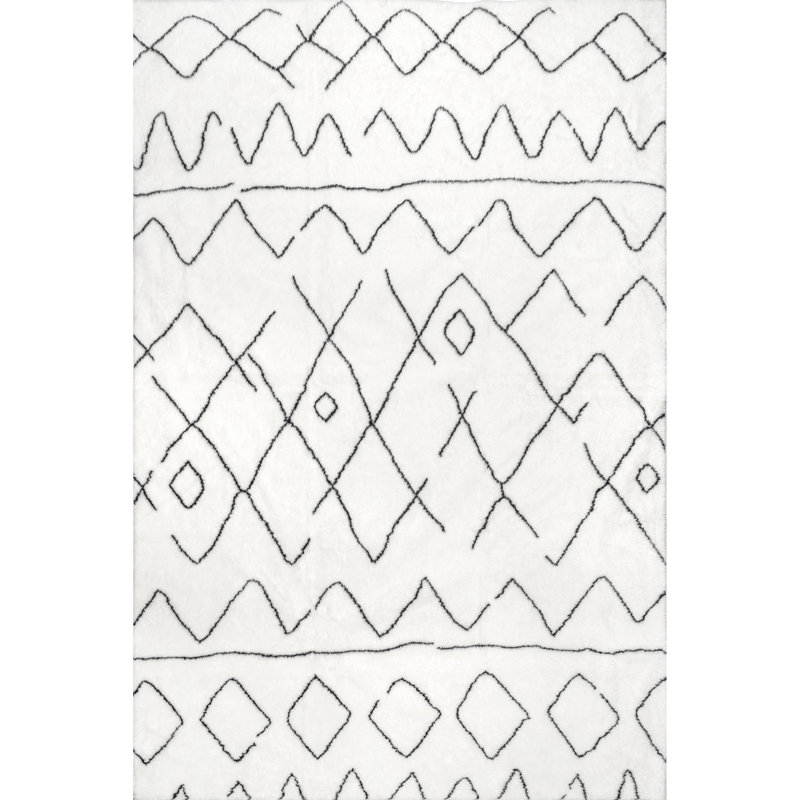 Tapis à poils longs Rae SuperiorWash, Rectangle 5 pi x 8 pi