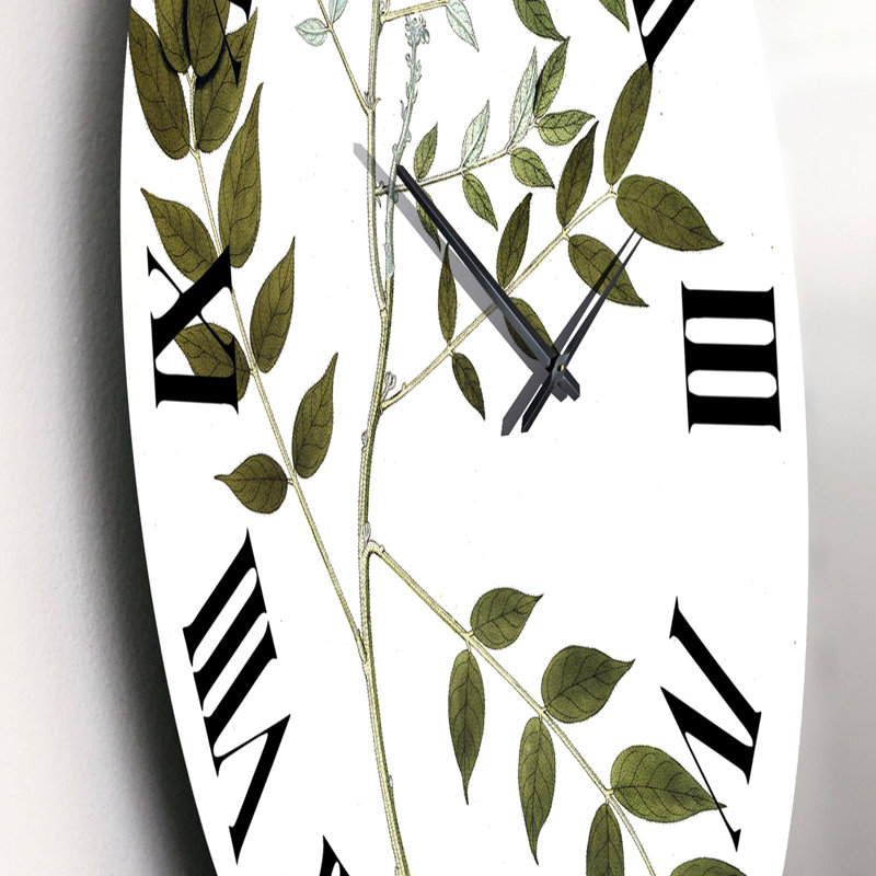 Vintage Botanicals XVIII - Horloge murale traditionnelle, Petit