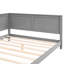 Lit de jour double en bois gris / aspect moderne Mid-Century avec structure polyvalente-2022754932-2022754930