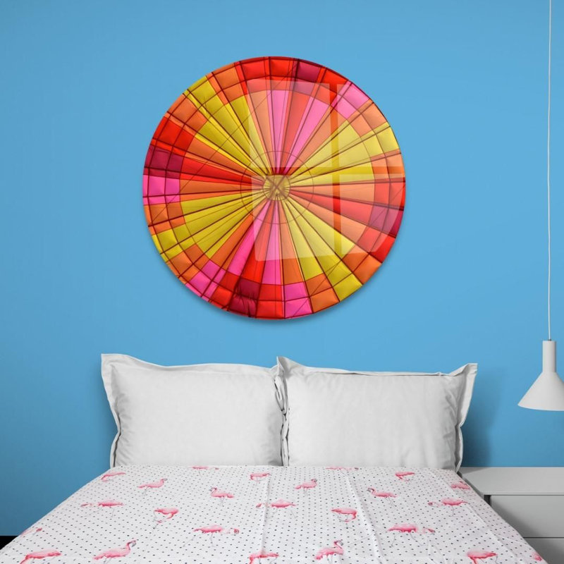 Coucher de soleil couchant - Peinture, H 20 po x l 20 po x P 0,13 po