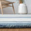 Tapis rayé en laine et coton touffeté à la main Starner-1408051815