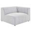 Causeuse en tissu 2 pièces Modway Bartlett-55452244