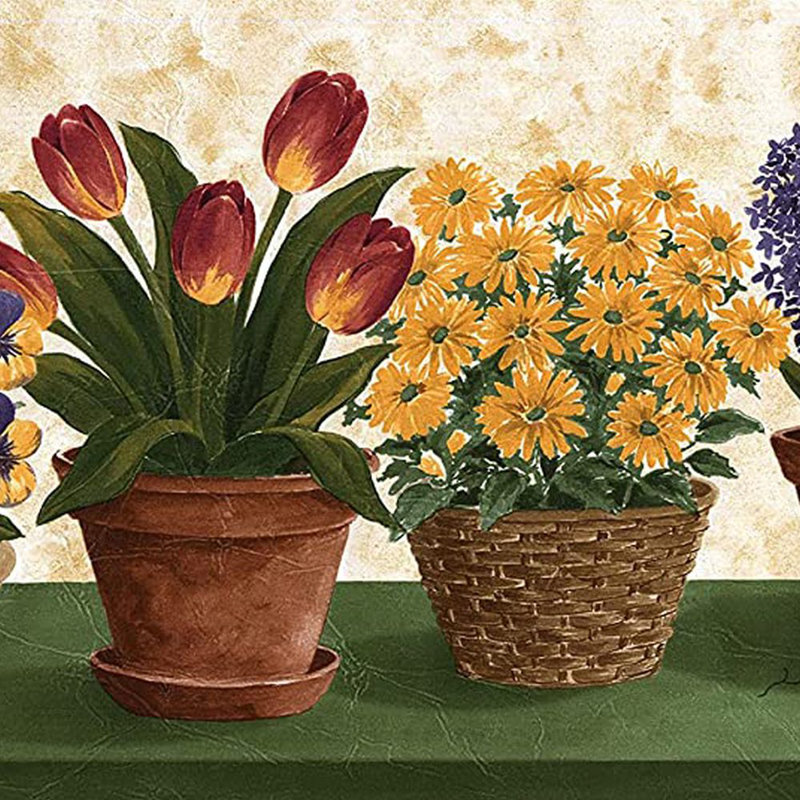 Papier peint floral