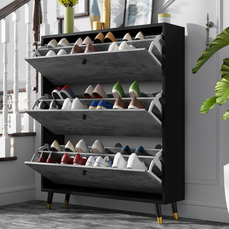 30 Pair Shoe Storage Cabinet in 2023  Wooden shoe storage, Shoe storage  rack, Shoe storage cabinet