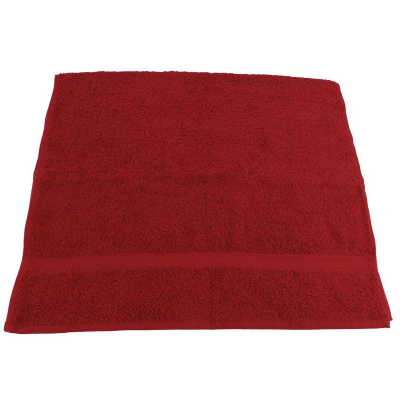 100% Cotton Hand Towel, Burgandy