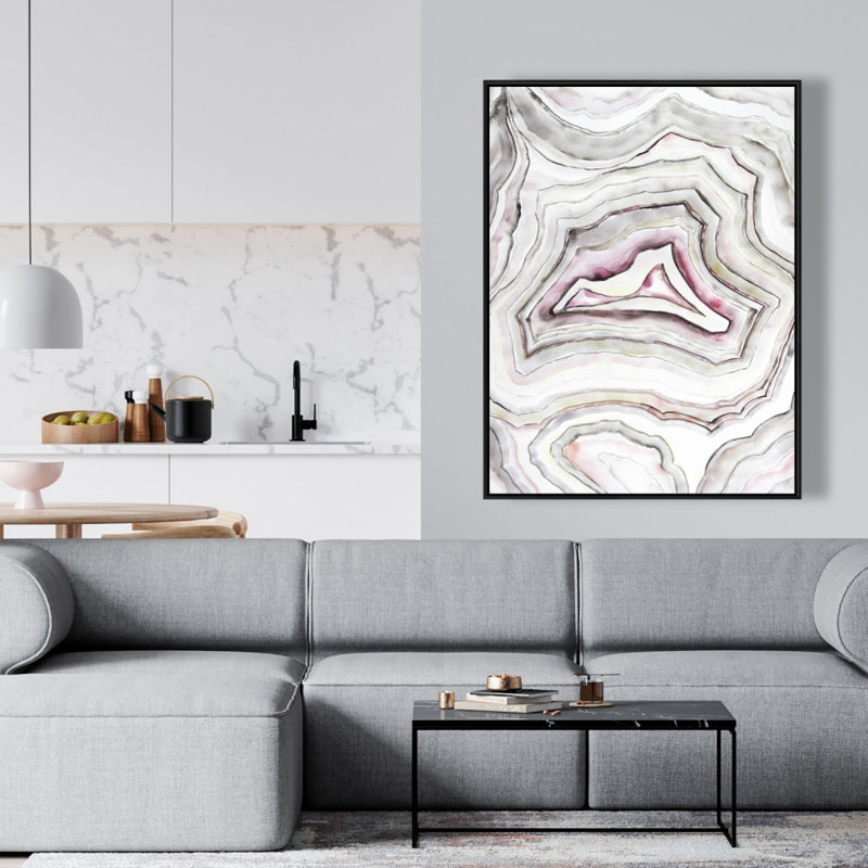 Geode - 36"x48" Framed canvas
