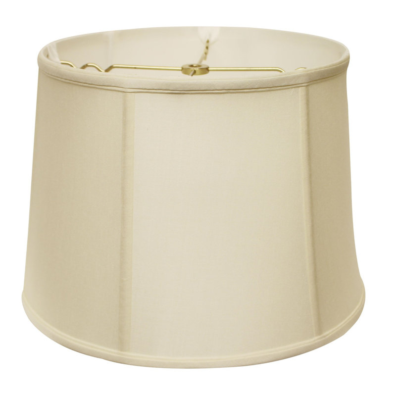 Abat-jour cylindrique en soie 19 po