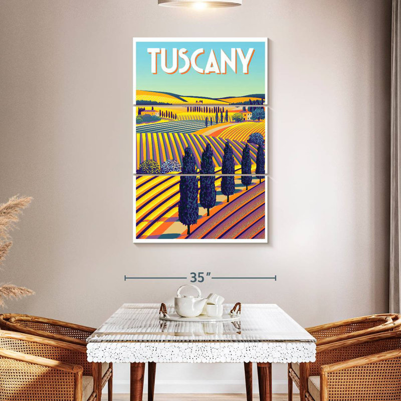 Affiche Nicci Tuscany, H 50 po x l 32 po