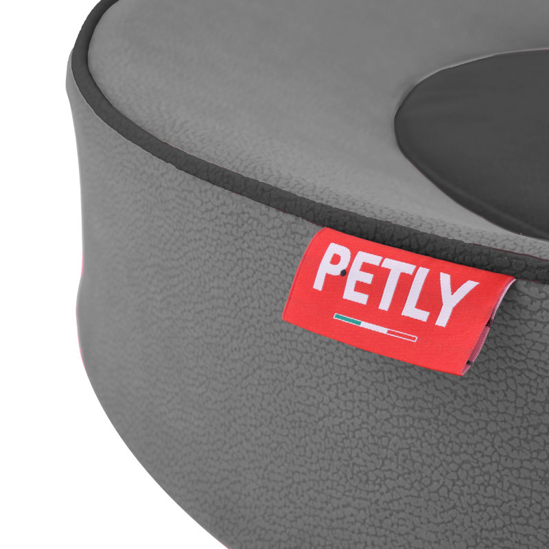Orthopedic Microfibre Pet Bed, Light Grey