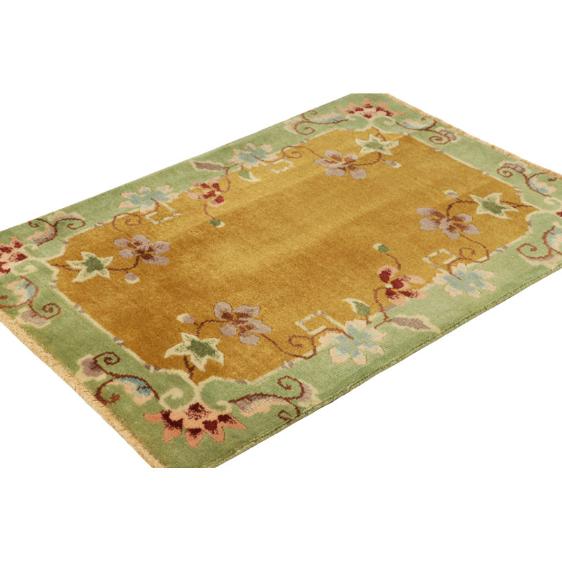 One-of-a-Kind 2'X3' Hand Knotted Area Rug