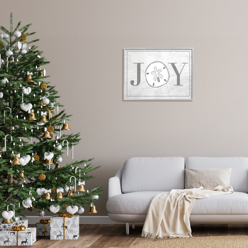 «Joyful Summer Sand Dollar» par Daphne Polselli, reproduction d'art textuel sur toile, H 24 po x l 30 po