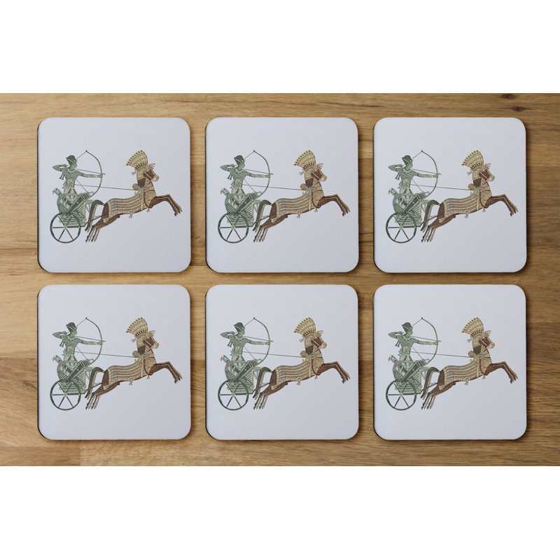 Square 6 Piece Coaster Set