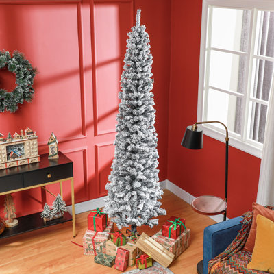 Arbre de Noël artificiel enneigé