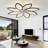 35.4In Ceiling Fan With Lights, Remote Control 3 Color Temperatures,6 Gear Wind Speed Fan Light-1967400742-1967400763