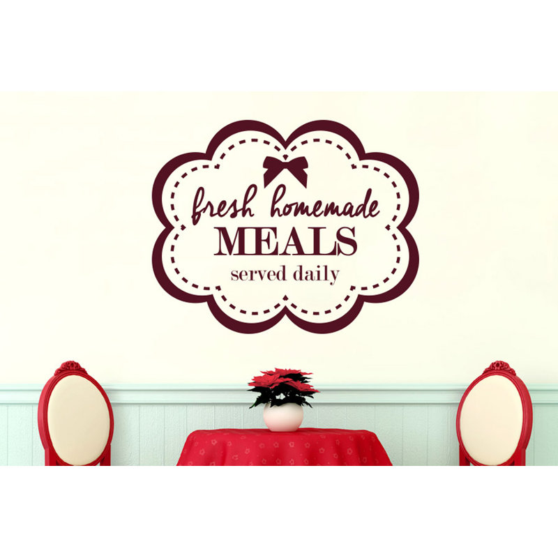Wall Decal, Large, Burgundy
