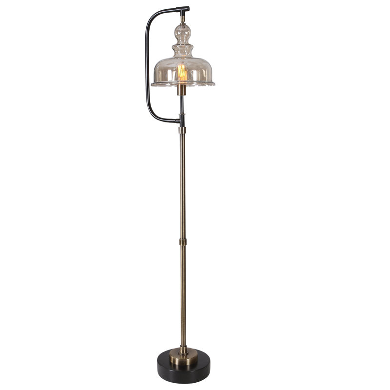 Ronald 69'' Brass Traditional Floor Lamp