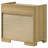 Natural 2-Drawer Nightstand