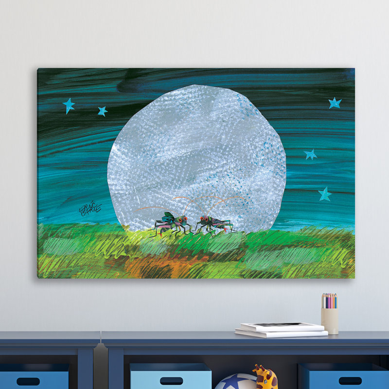 The Very Quiet Cricket Character Art Back Cover - Painting on Canvas, 30cm H x 46cm W