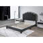 Lit plateforme moderne et glamour de taille queen avec tête de lit coquillage réglable-1670729628-1670729619
