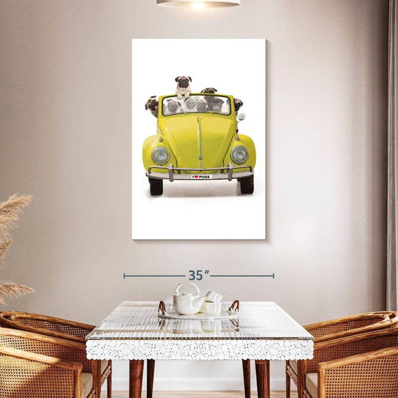 Pug Bug, 48" H x 32" W
