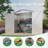 Metal Storage Shed,Tool Shed With Peaked Roof Waterproof With Clear Window And Lockable Door Compact Tool Shed For Garden, Backyard,Patio,Sundries And Bike Storage