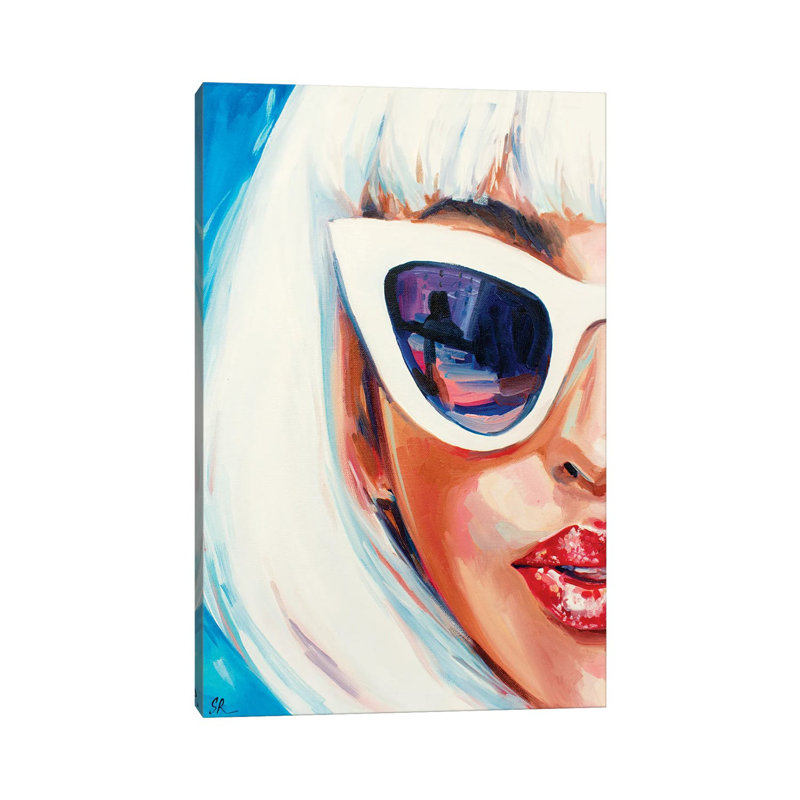 Without Any Meaning Behind by OLena Art - Painting on Canvas, Wrapped Canvas, 20.32 cm H x 30.48 cm W