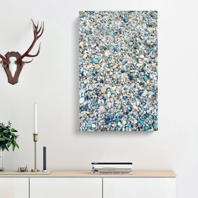 One Thousand Pebbles - Wrapped Canvas