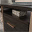 Bureau en L, finition noire