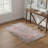 Soft Touch 2x3 Ft Polyester Rug with Natural Jute Backing - Perfect for Entryways, Kitchens, and Bedrooms
