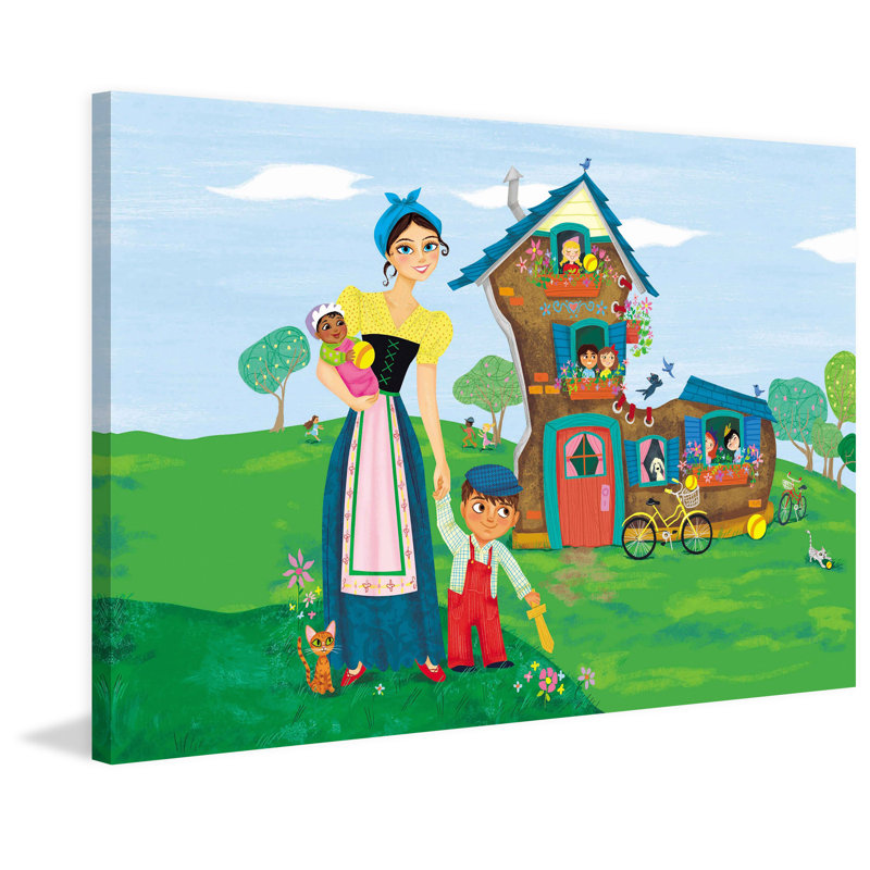 Shoe House - Wrapped Canvas Print, 76cm H x 114cm W