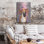 Art mural en métal Red Barrel Studio® «Flower Crown Brittany Spaniel» par Furbaby Affiliates