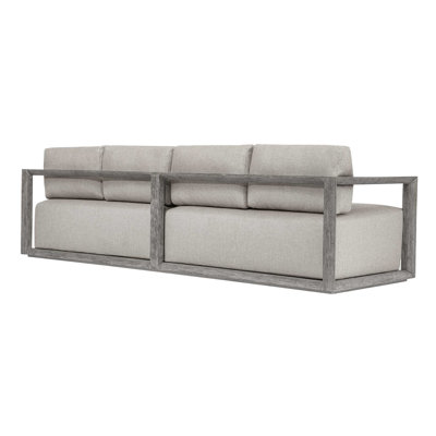 Parlington Outdoor Weathered Gray/Dove Large Sofa