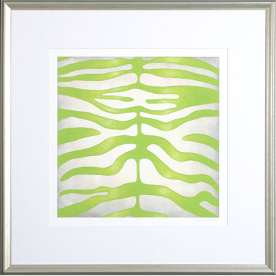 " Vibrant Zebra Green " by Zarris