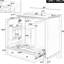 Base de meuble-lavabo blanc avec lavabo en céramique et armoire en bois massif 30 po-1921481099