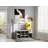 Storage Bench, Shoe Bench, Entryway Bench with Padded Cushion, Drawer and Open Compartments, Bench with Storage, 3 Tier Shoe Rack Bench
