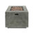 Square Fire Pit 50,000 - Iron Craft, Rust-, Matte Finish , Allure