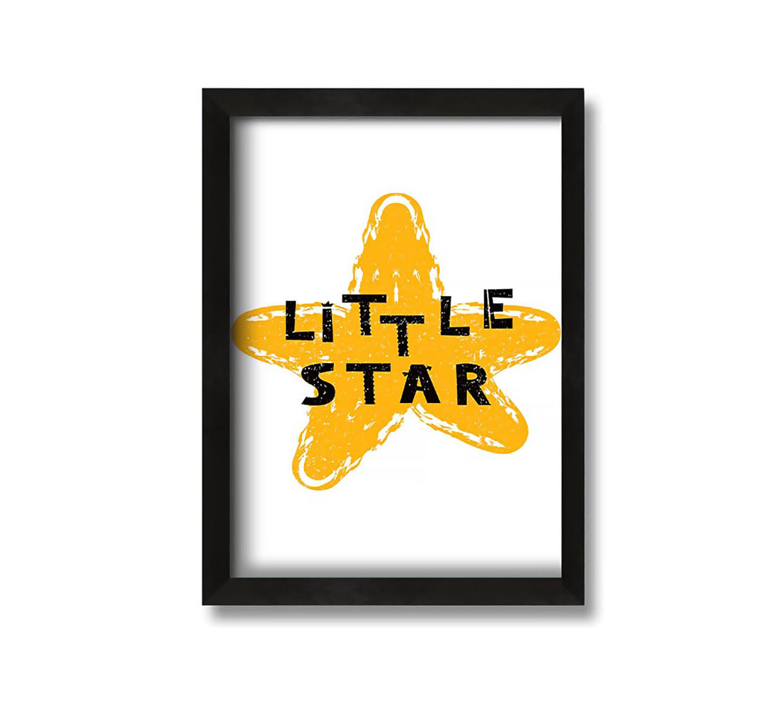 Gerahmtes Leinwandbild Little Star